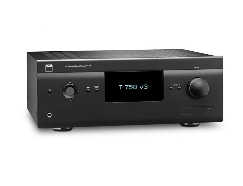 NAD T 758 V3 RECEIVER PREMIUM PARA CINEMA EM CASA EISA 2019-2020