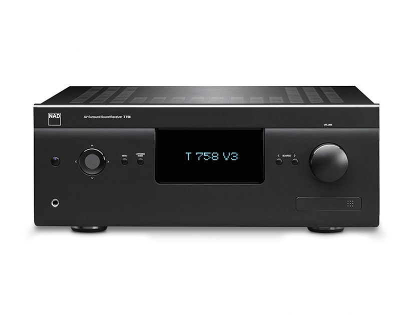 NAD T 758 V3 RECEIVER PREMIUM PARA CINEMA EM CASA EISA 2019-2020