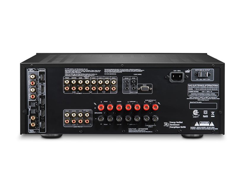 NAD T 758 V3 RECEIVER PREMIUM PARA CINEMA EM CASA EISA 2019-2020