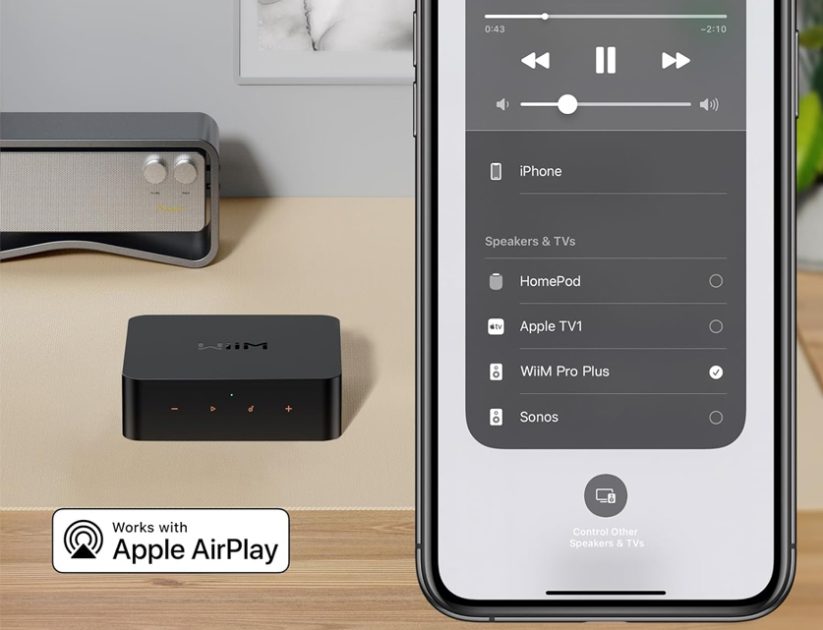 WiiM PRO PLUS airplay
