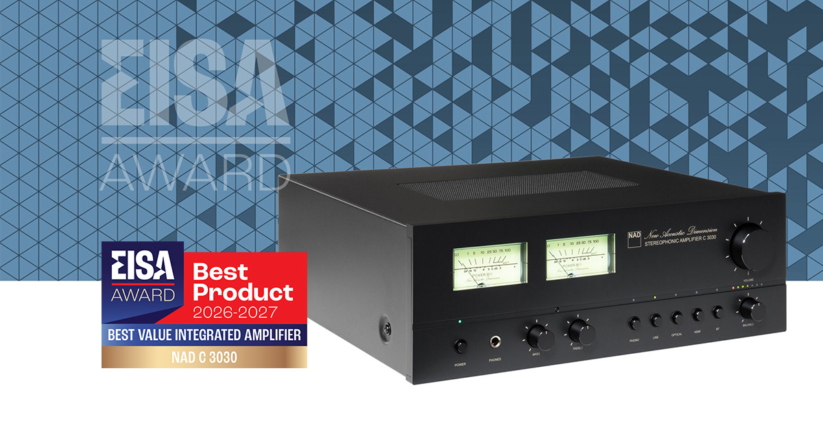 BEST VALUE INTEGRATED AMPLIFIER EISA 2026-2027