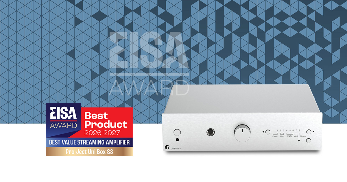 Pro-Ject UNI BOX S3 BEST VALUE STREAMING AMPLIFIER EISA 2026-2027
