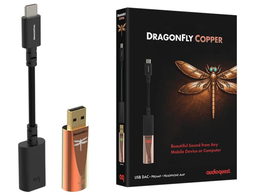 AudioQuest DragonFly COPPER notícia foto produto e embalagem